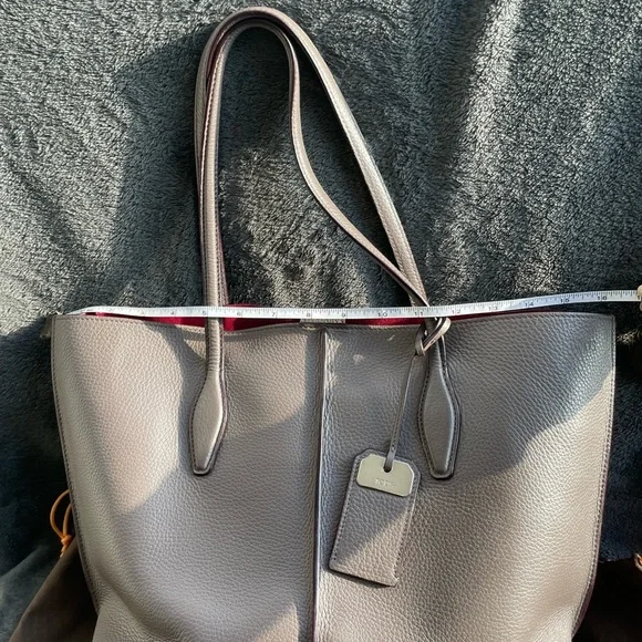 Tod’s Gray Genuine Leather Tote Bag - Picture 11 of 14